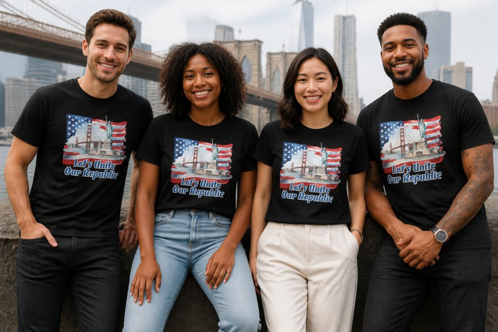 Modern American History Graphic Tees: 9 Bold Designs