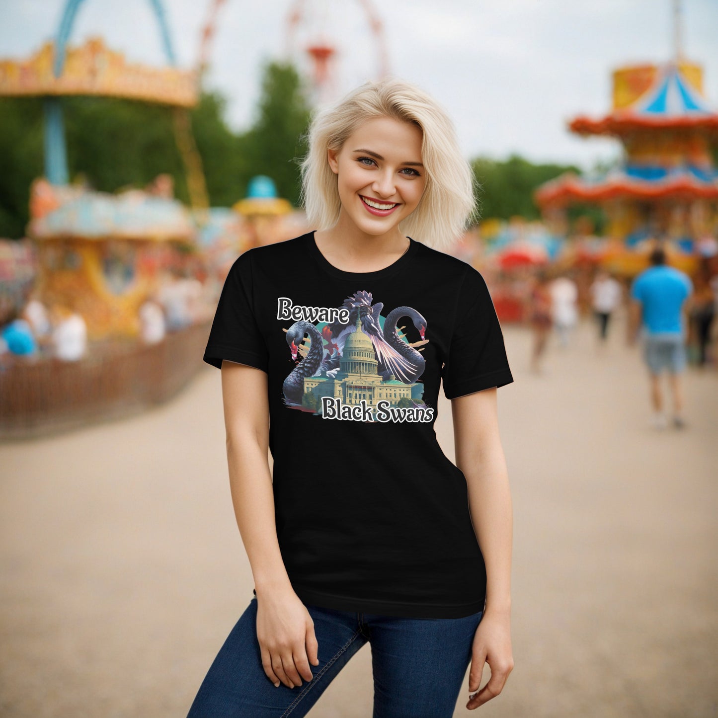 Unisex "Black Swans" T-Shirt