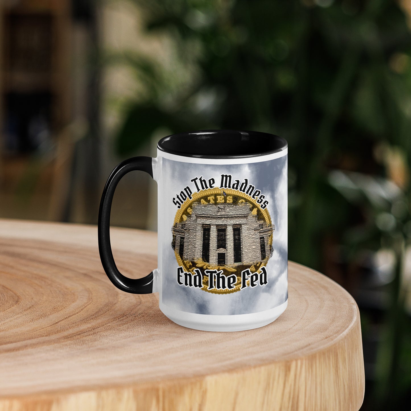 "End The Fed" 15 oz. Coffee Mug